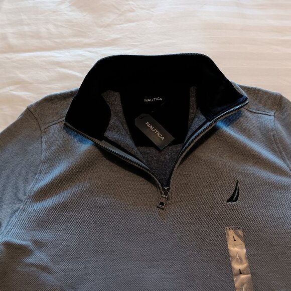 Nautica Mens 1/4 Zip Sweatshirt - Picture 7 of 10